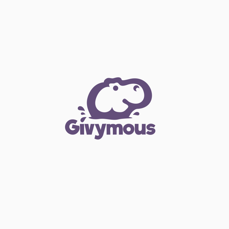  игривый логотип для Givymous 