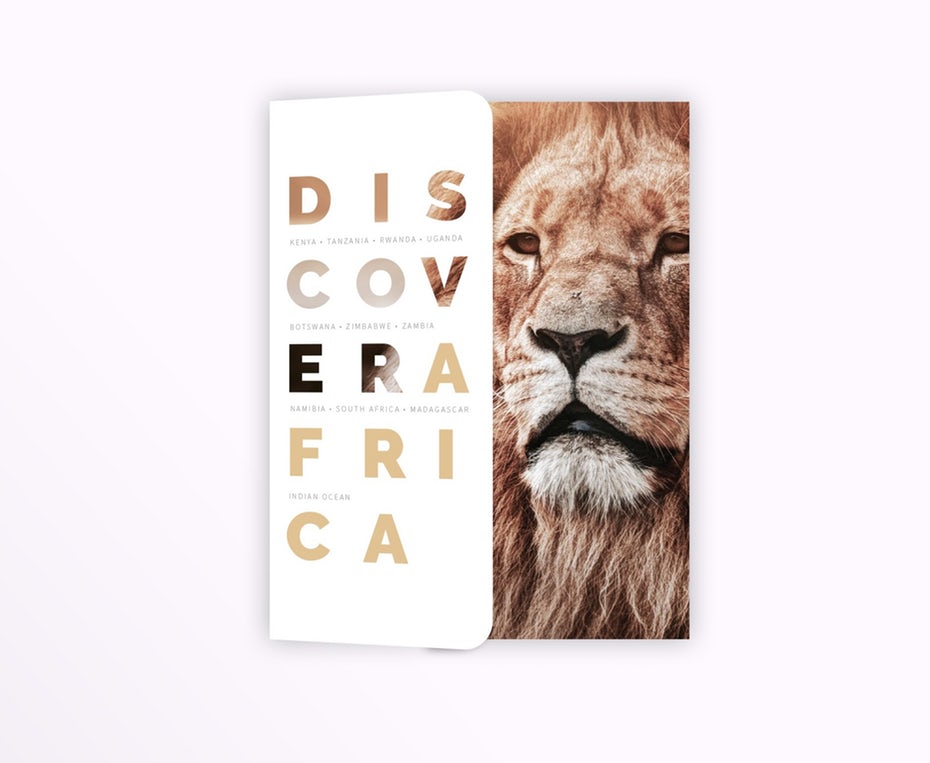  Откройте брошюру в Африке «width =» 1879 «height =» 1542 