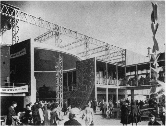 «Павильон моря и кораблей» на Фестивале Британии. Архитектор Бэзил Спенс. 1951