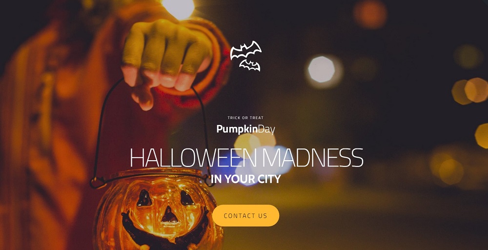 Halloween Responsive Moto CMS 3 Template