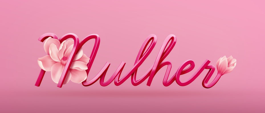  Mulher 3D logo "width =" 2389 "height =" 1025 