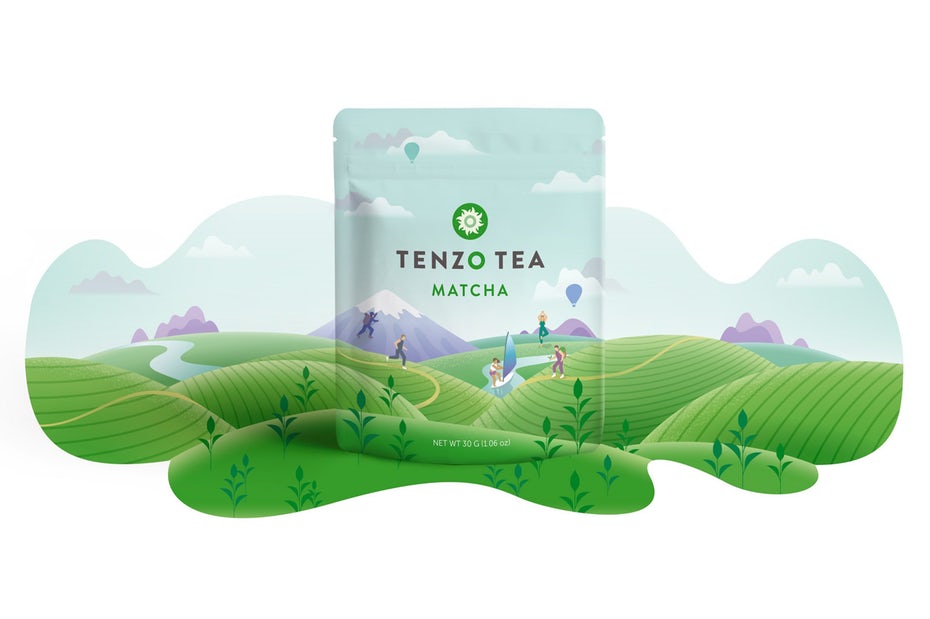  Tenzo Team Matcha нативный упаковочный материал 