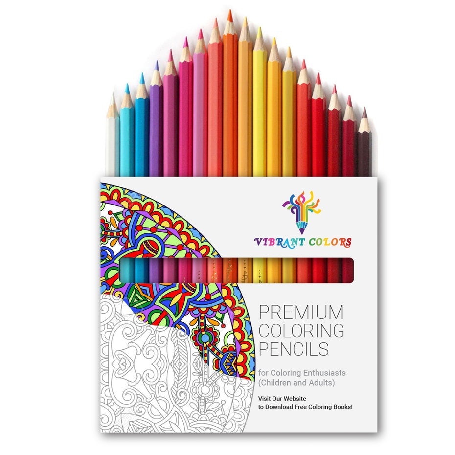  Упаковка для карандашей Vibrant Colours "width =" 930 "height =" 930 