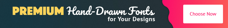 Premium_Hand-Drawn Fonts_728x90