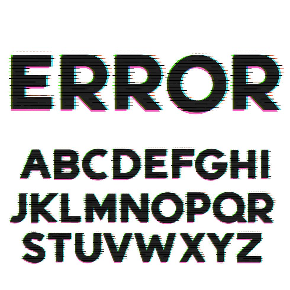 vector-glitch-and-error-style-font-and-alphabet-design