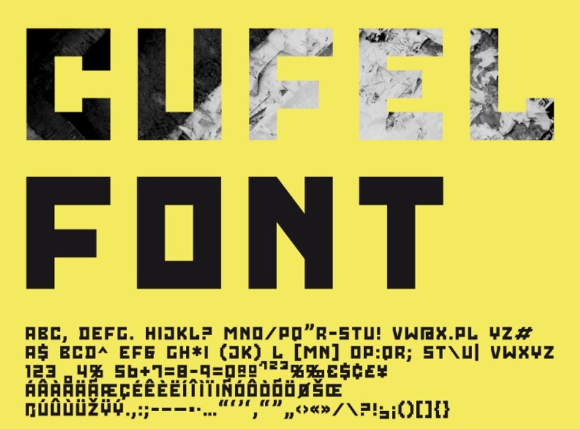 bold cufl font