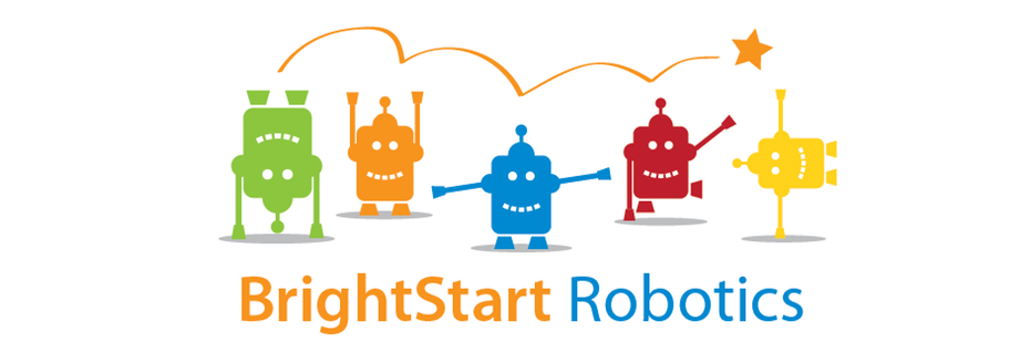  BrightStart Robotics logo "width =" 942 "height =" 313 "/> 
 
<figcaption> Разработка логотипа с помощью синего оттенка <span style=