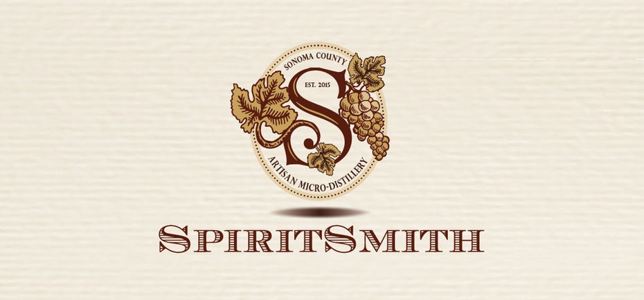  Винный логотип Spirit Smith "width =" 1280 "height =" 598 
