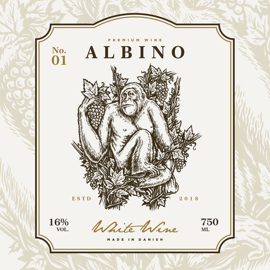  Винное вино Albino logo "width =" 2000 "height =" 2000 
