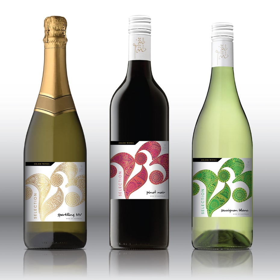  подробный логотип вина в трех цветах "width =" 2000 "height =" 2000 