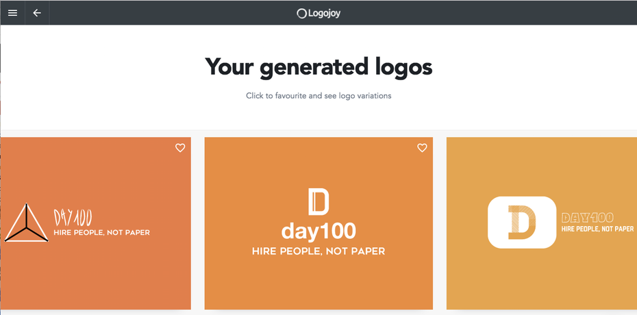  logojoy logo maker options "width =" 1311 "height =" 649 