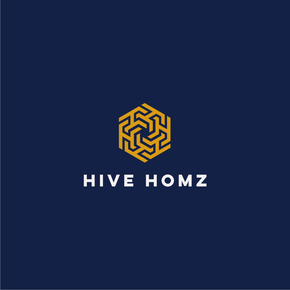 Логотип с дополнительными цветами для Hive homz 