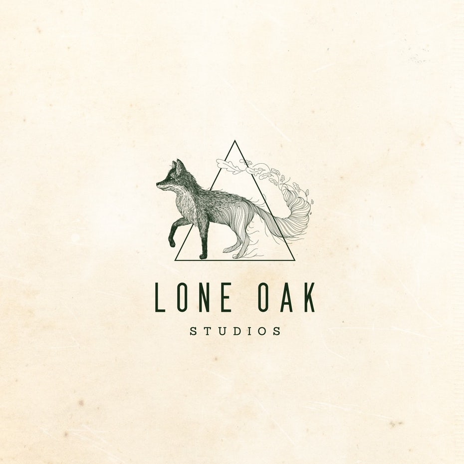  Уникальный дизайн логотипа для Lone Oak "width =" 1668 "height =" 1668 
