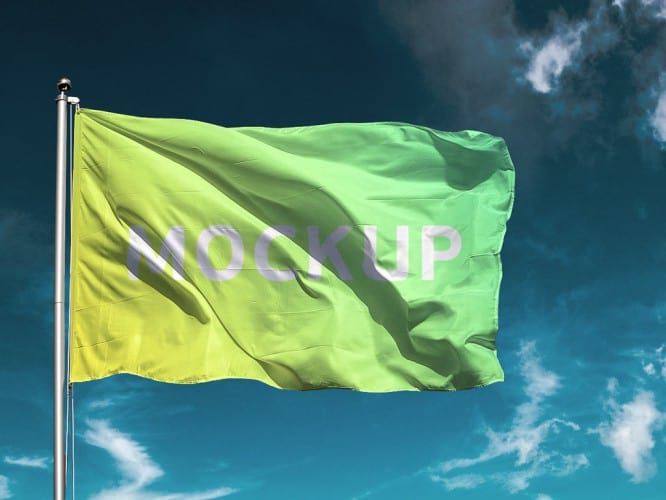 free-flag-mockup-psd