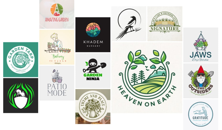 30 свежих логотипов по садоводству и ландшафтному дизайну, которые будут способствовать росту вашего бренда