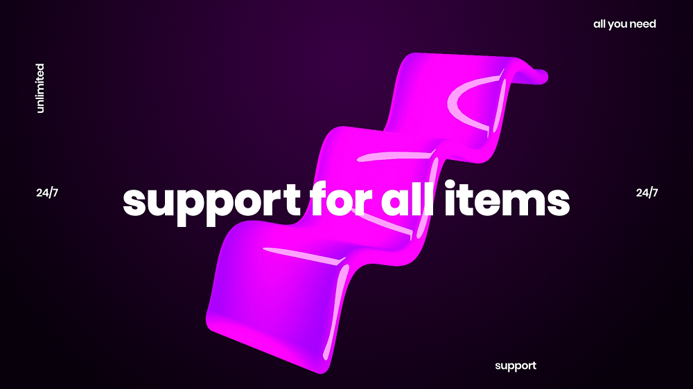 support-for-all-items