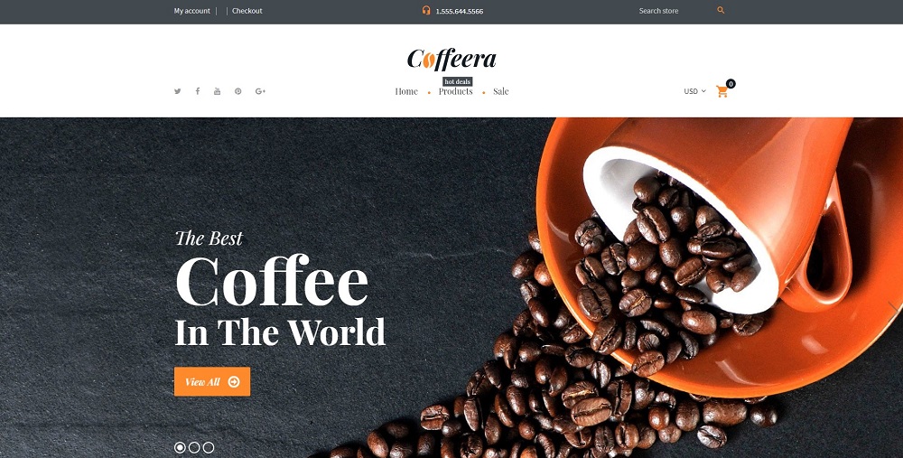 Coffeera - Coffee Shop Ready-to-Use Clean Shopify Theme