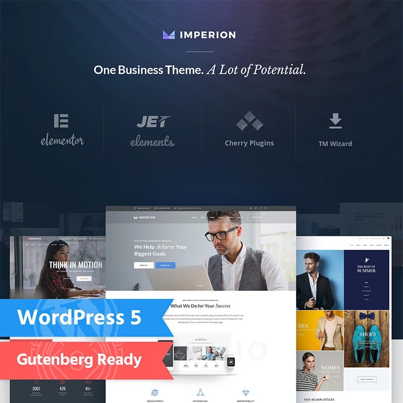 многоцелевой Corporate WordPress Theme