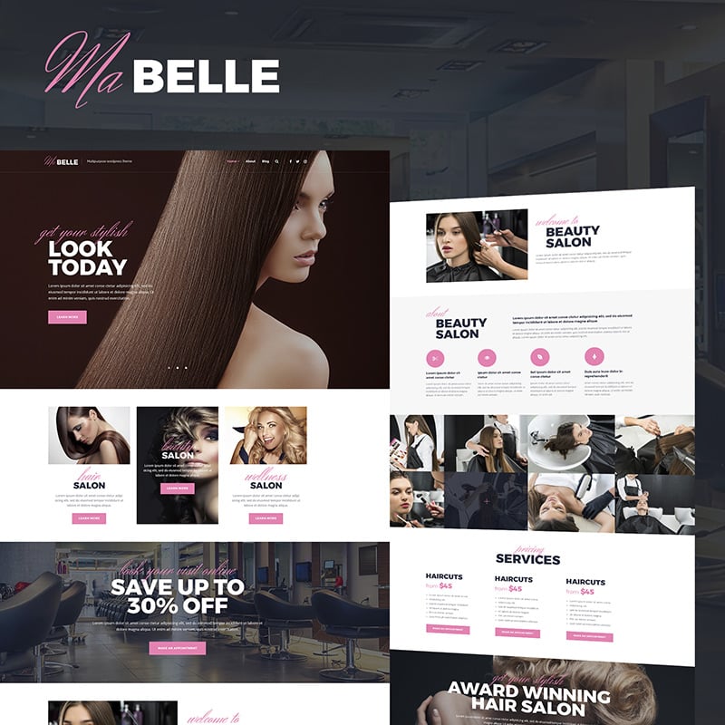 Beauty Salon WordPress Theme