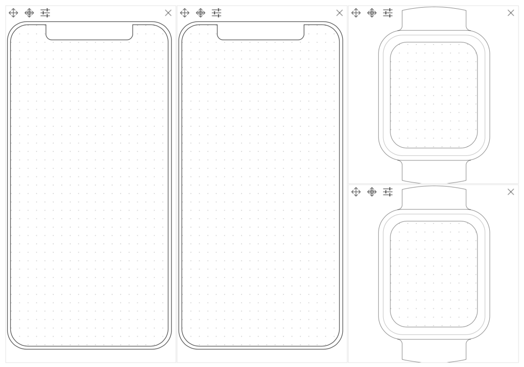 Printable mockups