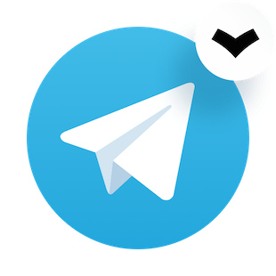 Telegram symbol