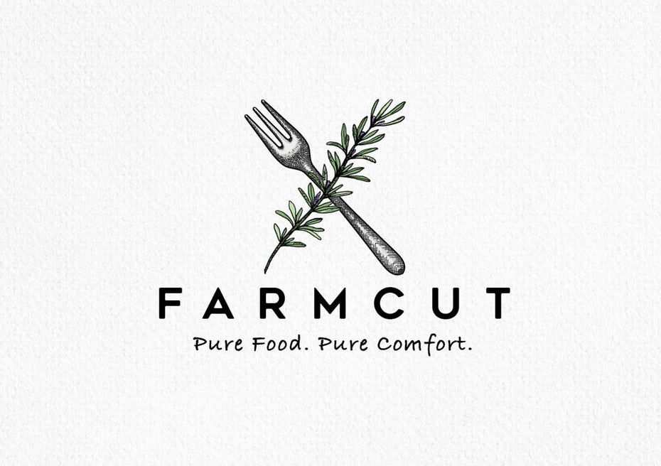  логотип и слоган для Farmcut "width =" 1193 "height =" 841 
