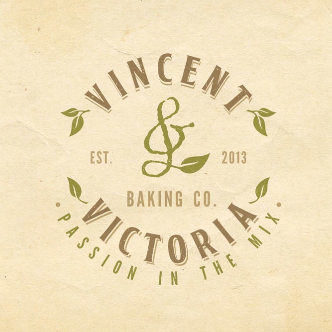  логотип для Vincent & Victoria 