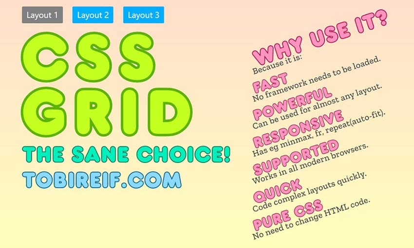 Пример Layout-Fun с CSS Grid "width =" 850 "height =" 510 "/> </p>
<p> <img class=