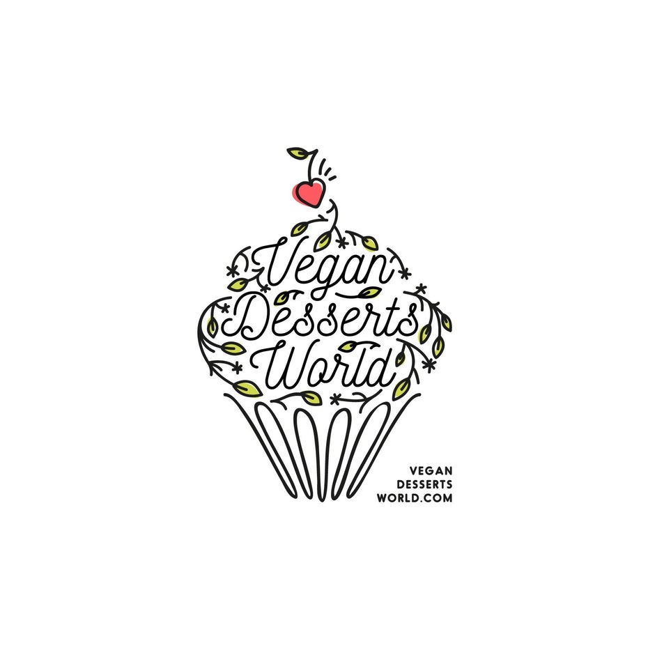  Логотип Vegan Desserts World 