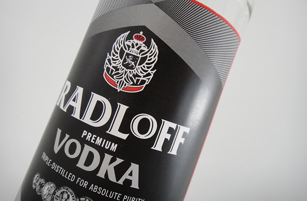 Radloff vodka packaging