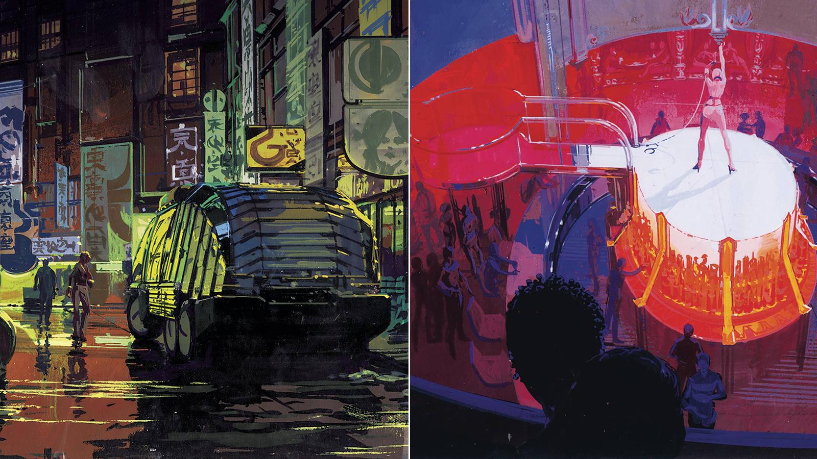 Who painted. СИД МИД художник Бегущий по лезвию. Syd Mead Blade Runner 2019. Syd Mead Blade Runner Art. СИД МИД Art.