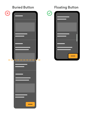  плавающая кнопка cta "width =" 348 "height =" 456 "/> </p>
<p> Вместо того, чтобы прятать свою кнопку внизу, используйте плавающую кнопку призыва к действию. Кнопки этого типа придерживаются верхней или нижней части экрана и остаются с пользователями, где бы они ни прокручивались. Это позволяет им действовать, когда они будут готовы. </p>
<div class='code-block code-block-3 ai-viewport-1 ai-viewport-2' style='margin: 8px 0; clear: both;'>
<!-- Yandex.RTB R-A-268541-2 -->
<div id=