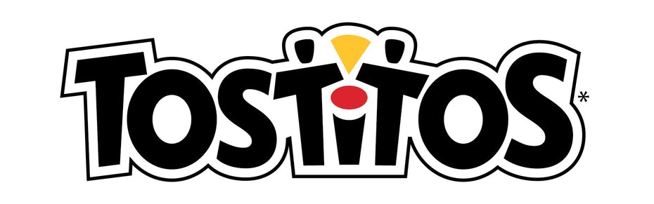 Логотип Tostitos, на котором два человека делят чип посередине "width =" 1600 "height =" 500 