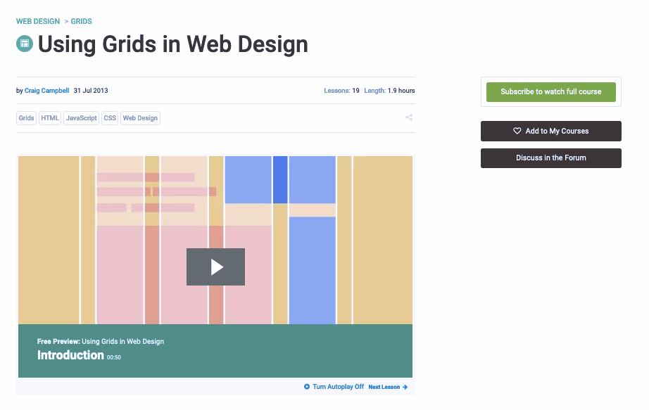  Снимок экрана: учебники по веб-дизайну Envato Tuts + "width =" 922 "height =" 583 "/> 
 
<figcaption> через Envato Tuts + </figcaption></figure>
<p> <strong> Убедитесь, что вы ознакомились: </strong> </p>
<p> Использование гридов в веб-дизайне. Из этого урока вы узнаете, как использовать сеточные системы от начала до конца. Отличное руководство для начинающих, которое показывает, как сетки могут помочь вам создать чистый и организованный веб-дизайн. </p>
<p> <strong> Также не пропустите: </strong> </p>
<figure data-id=