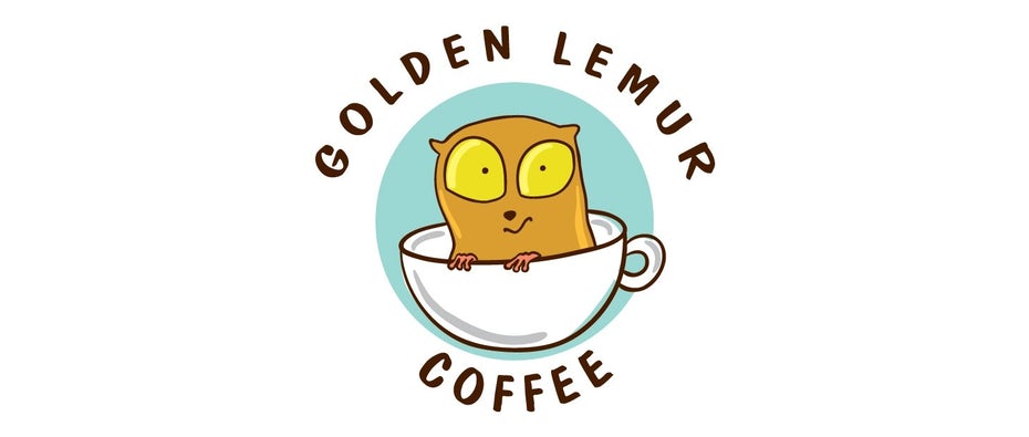  Брендинг кофе Golden Lemur "width =" 1458 "height =" 619 