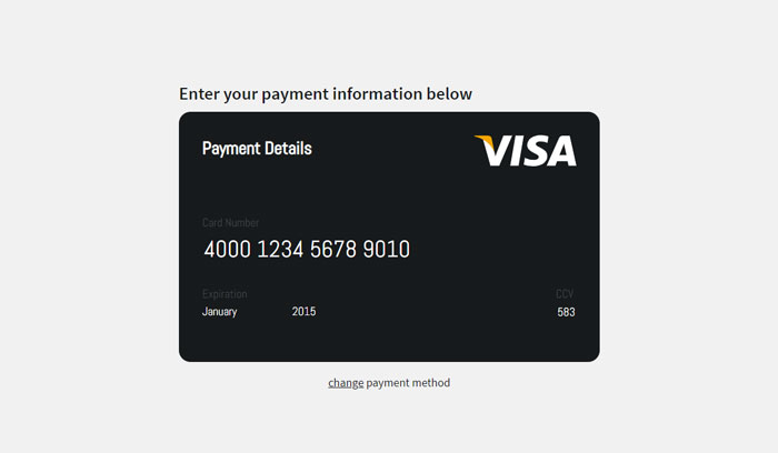  Дизайн CSS для проверки кредитных карт 