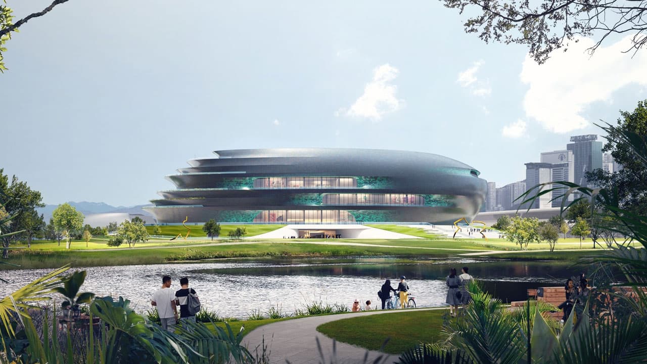 Музей науки и технологии по проекту Zaha Hadid Architects в Шэньчжэне