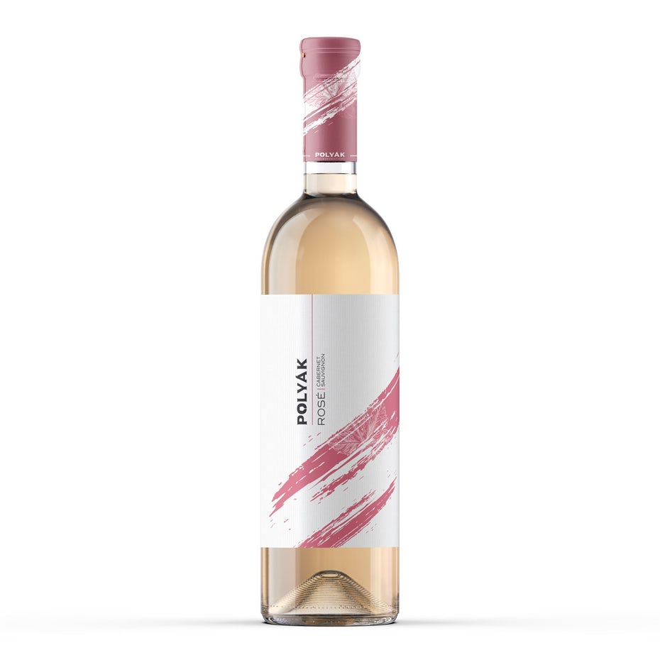  минималистичная розовая и белая этикетка для розового вина "width =" 1550 "height =" 1550 