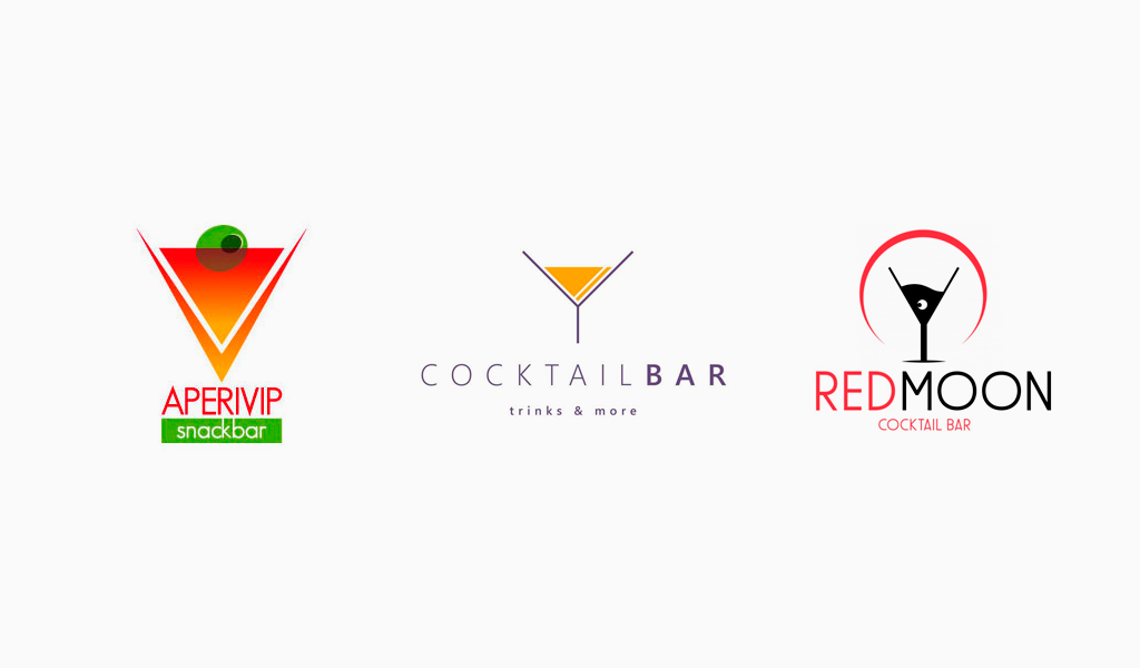 Логотипы коктейль-бара