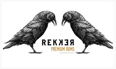 Дизайн логотипа Rekker Rum