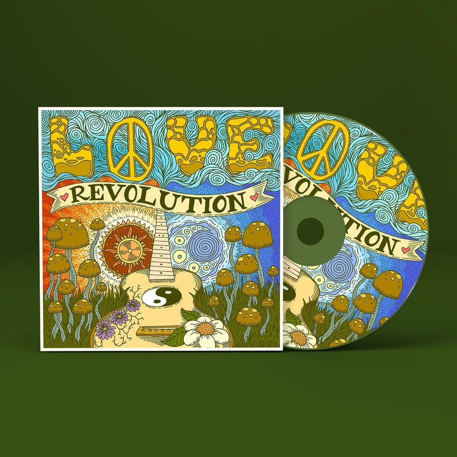  Дизайн обложки альбома Love Revolution 