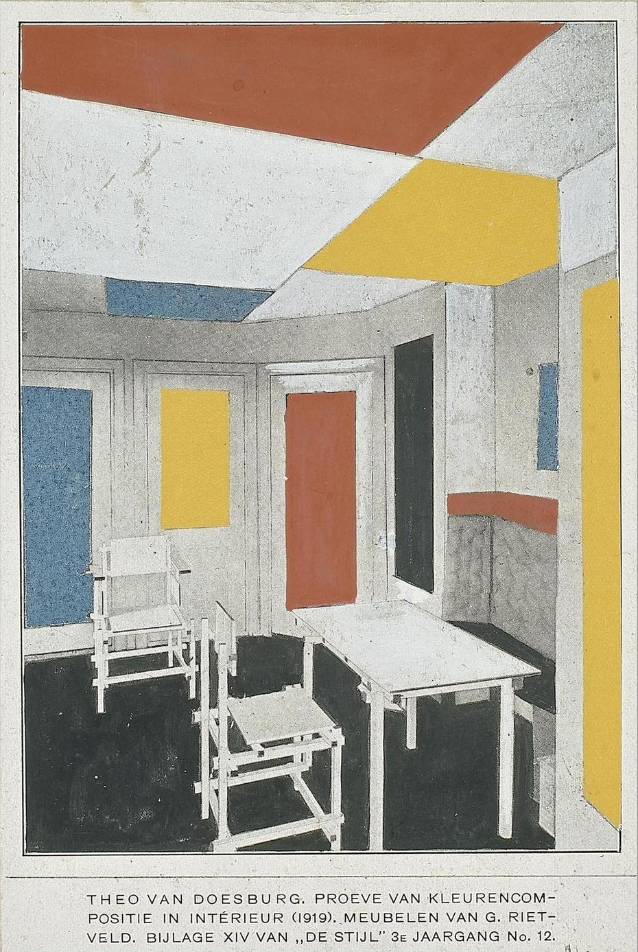  Дизайн интерьера De Stijl "width =" 1199 "height =" 1788 