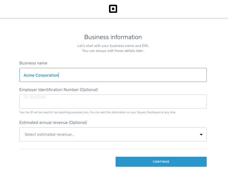  Скриншоты с инструкциями по созданию интернет-магазина Square 