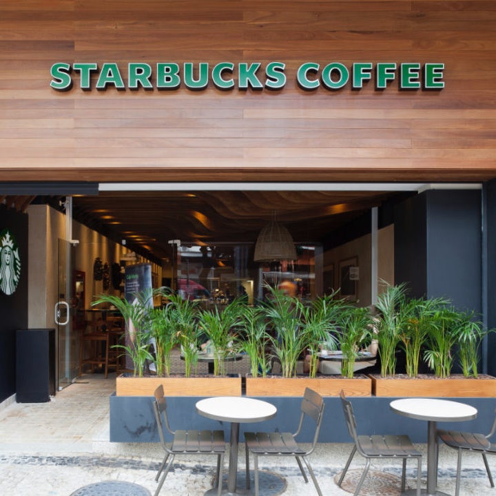  Магазин Starbucks в Сан-Паулу, Бразилия 