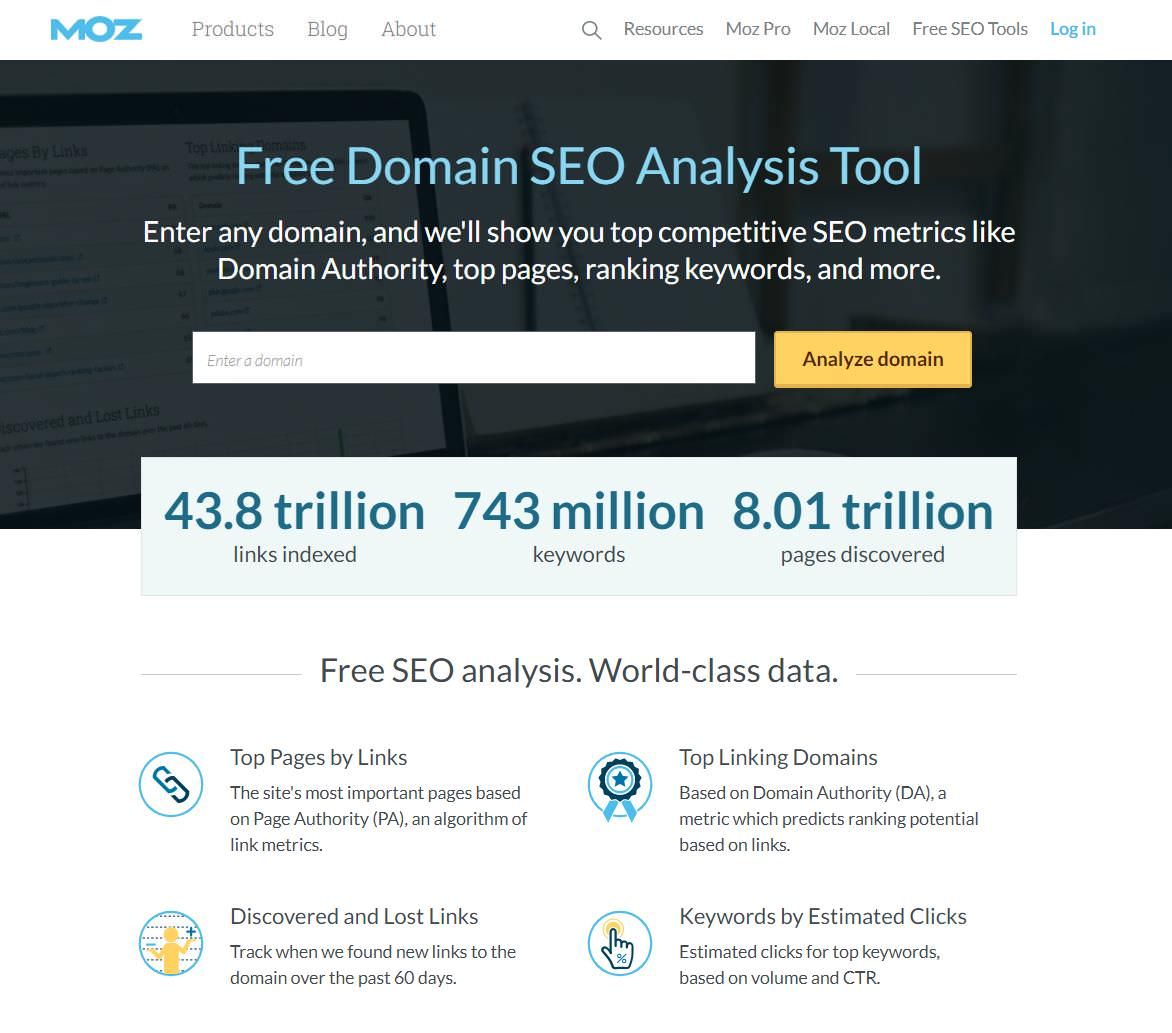  Free Domain Analysis помогает проводить бесплатный SEO-анализ 
