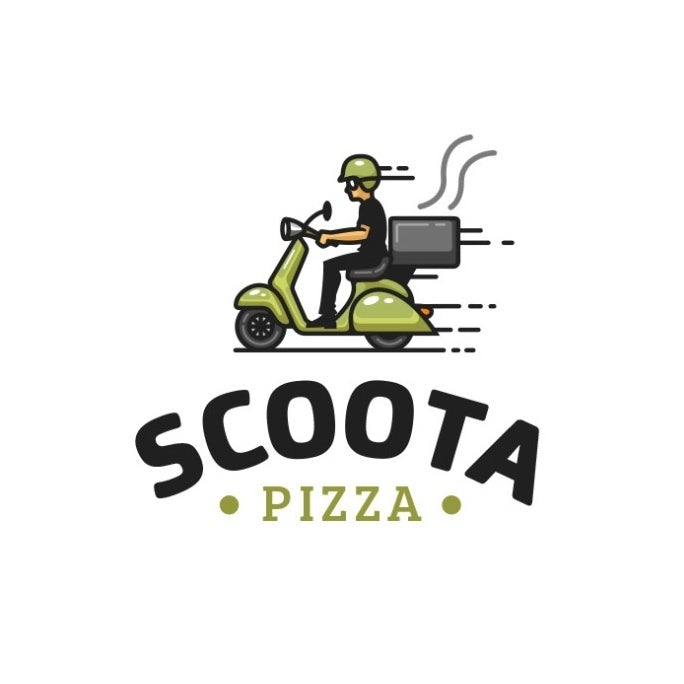  Логотип и упаковка пиццы на вынос 