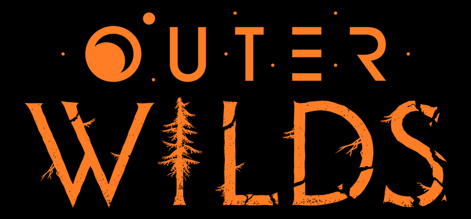  Дизайн логотипа Outer Wilds "width =" 1390 "height =" 649 