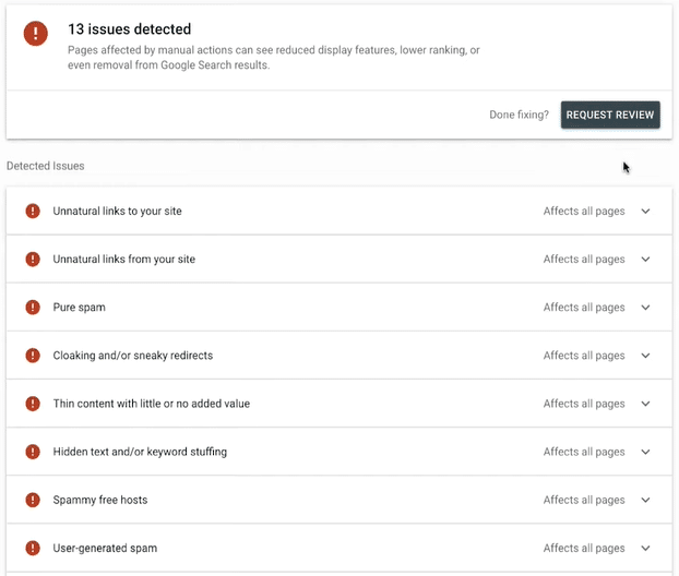  Google Penalty Checker Tool: Google Search Console 