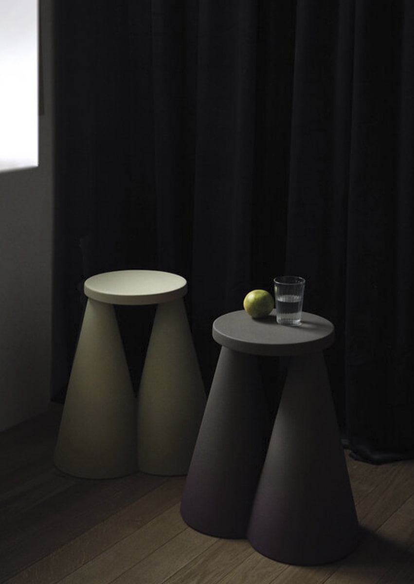 Приставной керамический столик Isola, 2020. Фото: Cara  Davide
