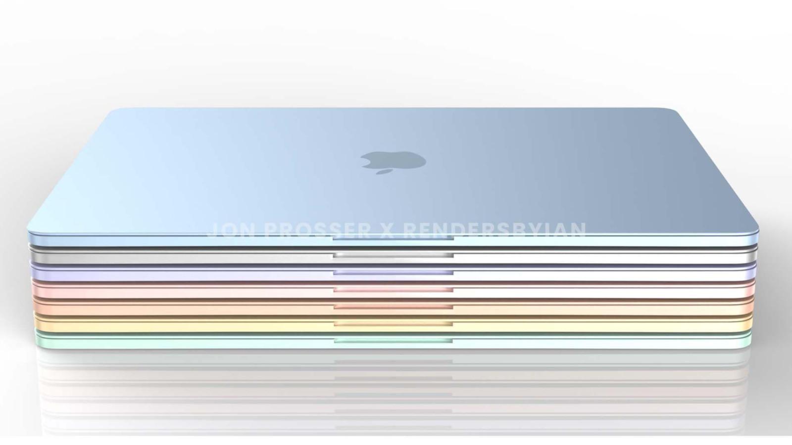 Возможные цвета MacBook AIr